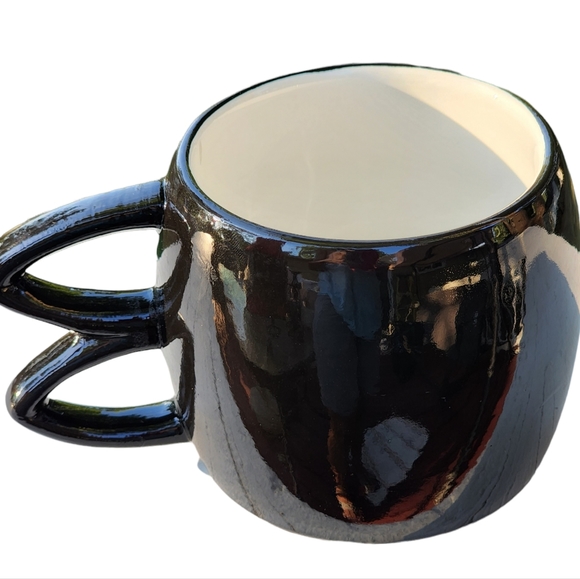 Black Kitty Cat Ceramic Coffee Mug - Picture 2 of 9